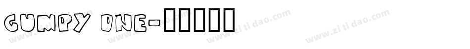 Gumpy one字体转换